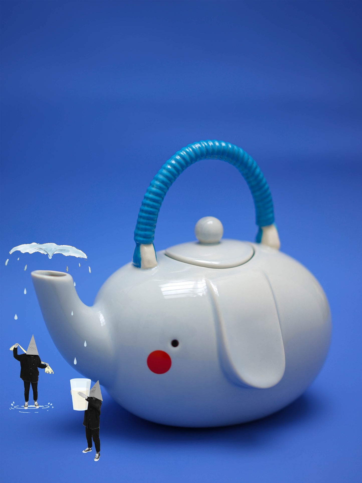 Elephant-shaped Ceramic Teapot