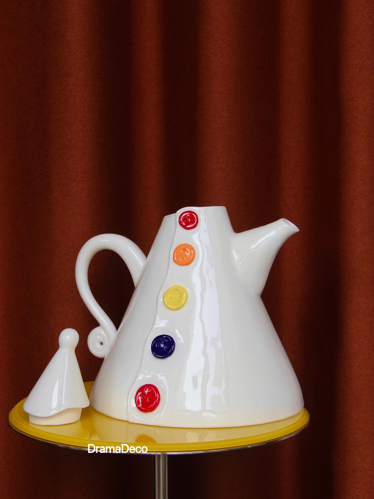 Button-shaped kettle