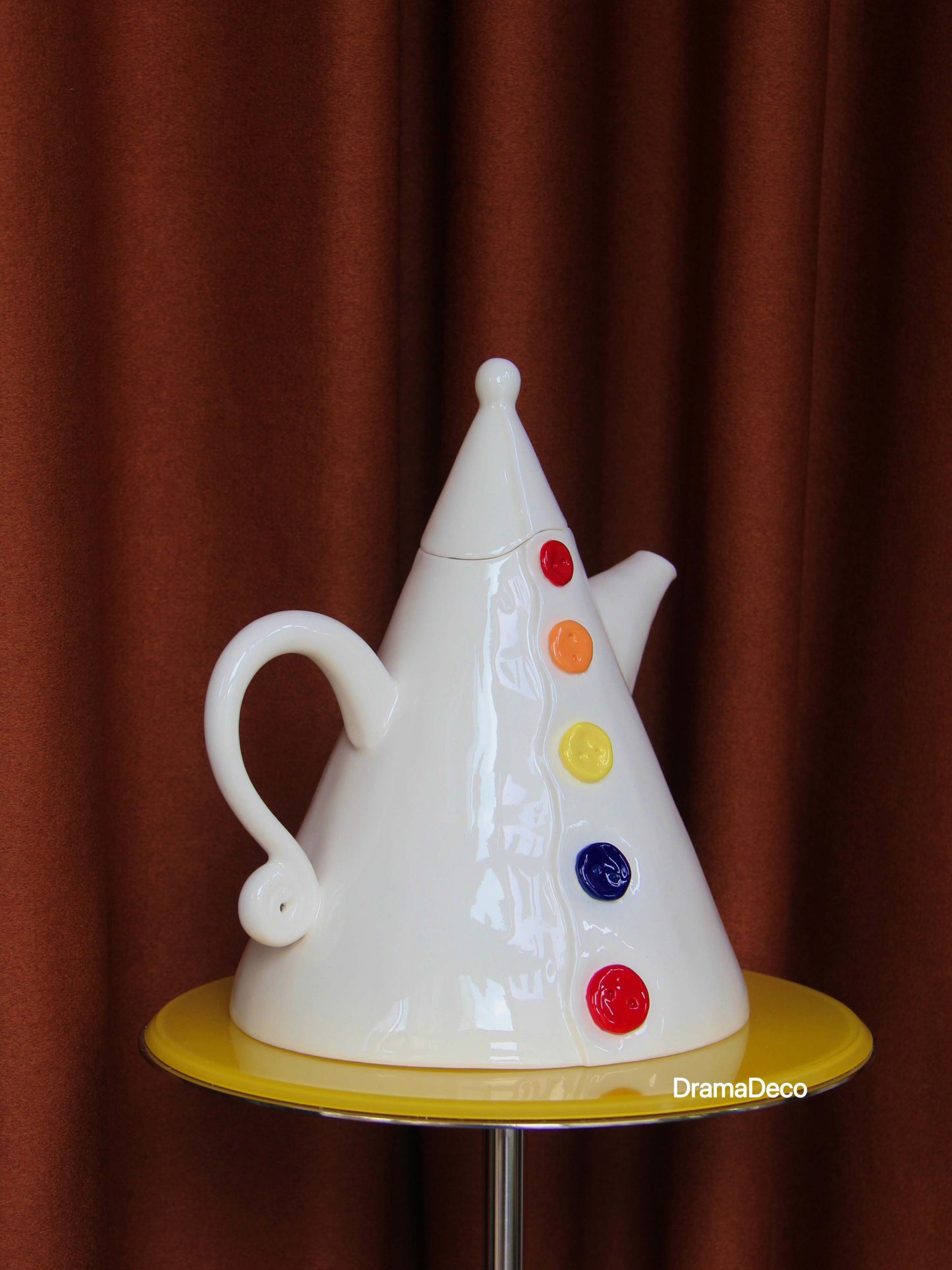 Button-shaped kettle