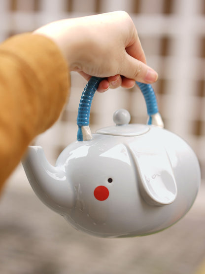 Elephant-shaped Ceramic Teapot