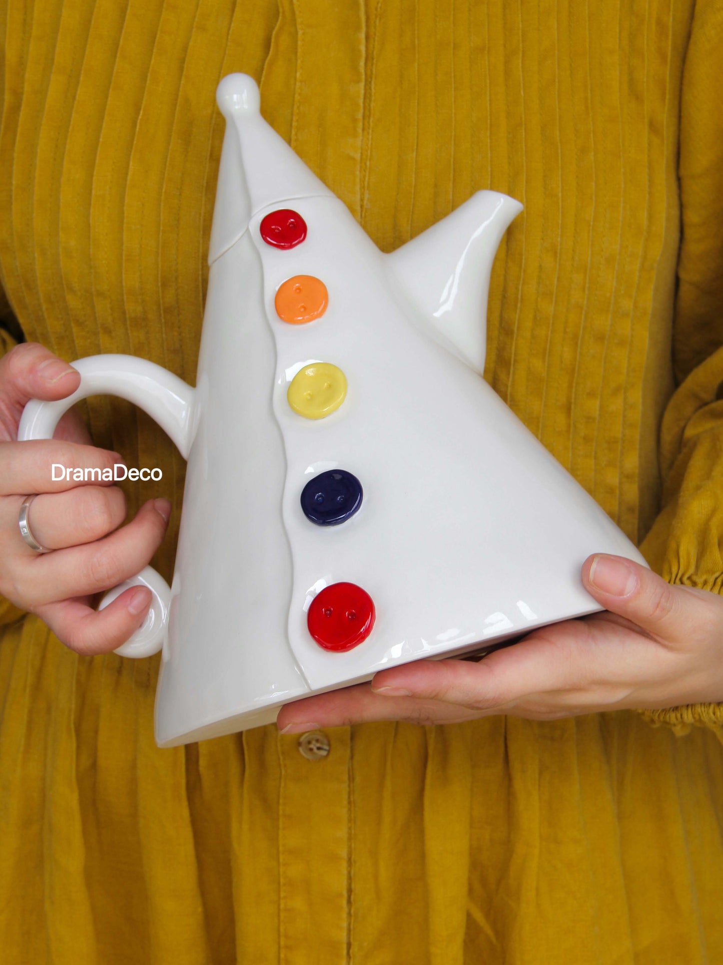 Button-shaped kettle