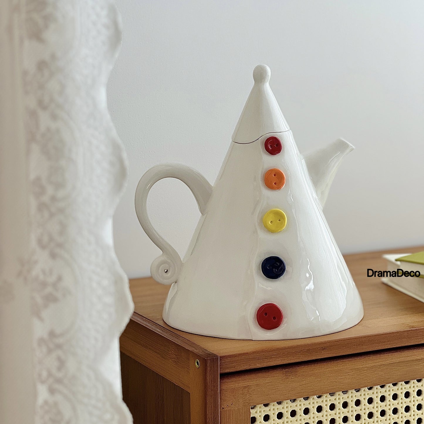 Button-shaped kettle