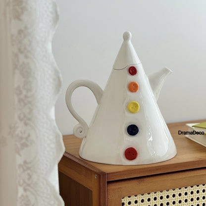 Button-shaped kettle