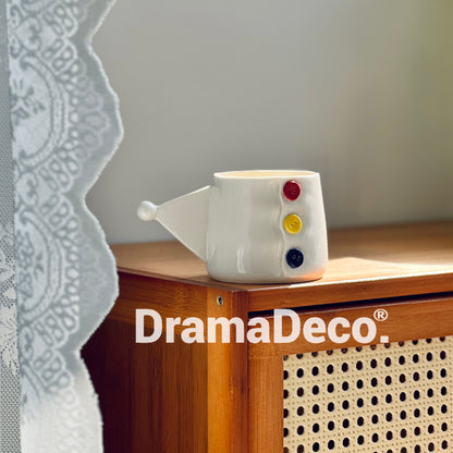 Button-shaped kettle